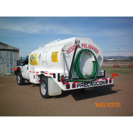 Tanque en camioneta